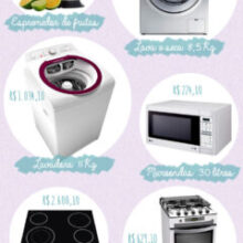 Eletrodomésticos para equipar a sua casa!