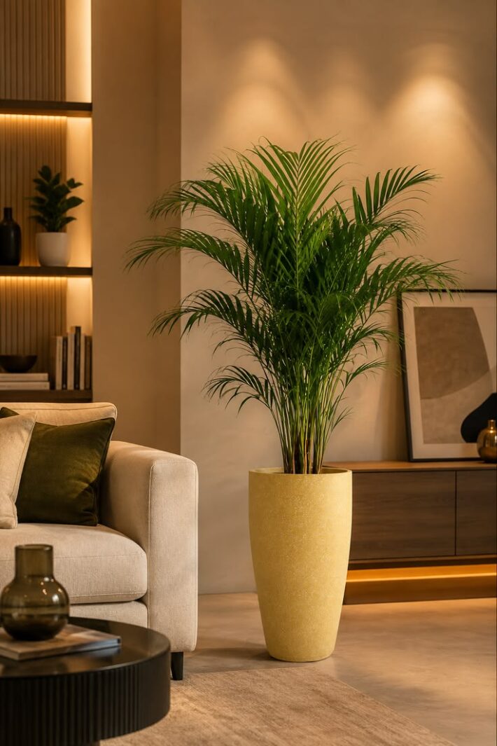 Vasos decorativos com plantas em apartamento. Vasos decorativos podem transformar a decoração do apartamento e deixar os ambientes mais aconchegantes.
